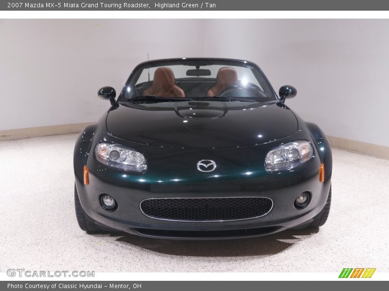 Highland Green / Tan 2007 Mazda MX-5 Miata Grand Touring Roadster