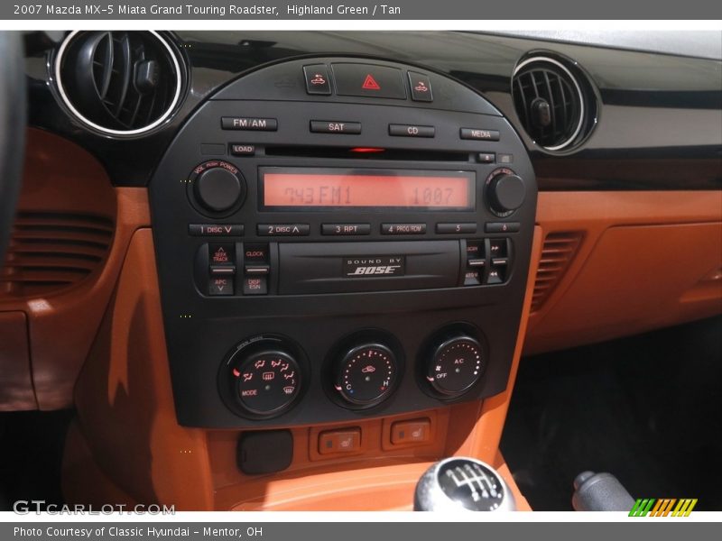 Controls of 2007 MX-5 Miata Grand Touring Roadster