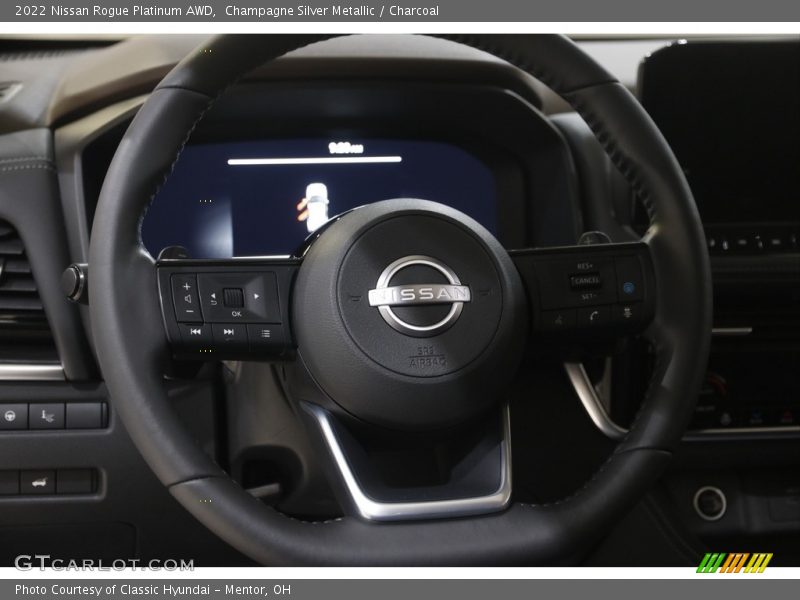  2022 Rogue Platinum AWD Steering Wheel