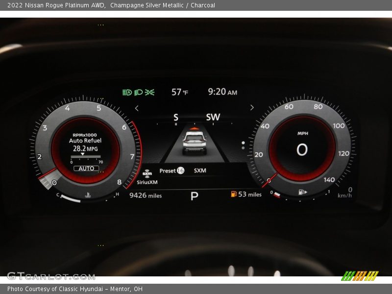  2022 Rogue Platinum AWD Platinum AWD Gauges
