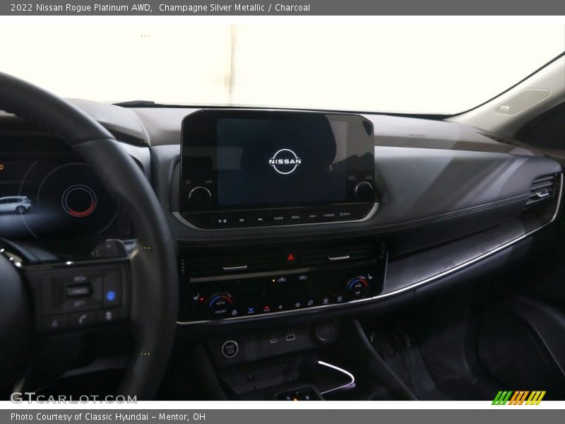 Champagne Silver Metallic / Charcoal 2022 Nissan Rogue Platinum AWD