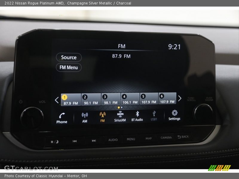 Audio System of 2022 Rogue Platinum AWD