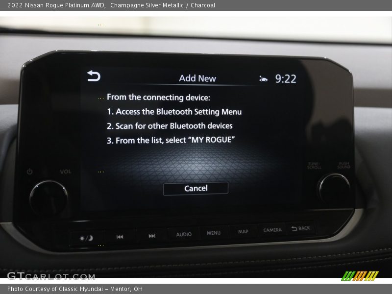 Champagne Silver Metallic / Charcoal 2022 Nissan Rogue Platinum AWD