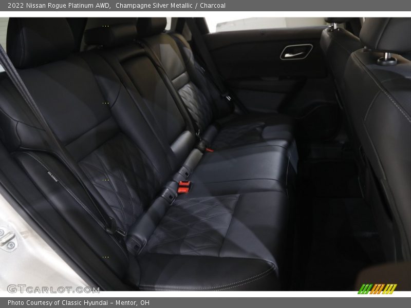 Champagne Silver Metallic / Charcoal 2022 Nissan Rogue Platinum AWD