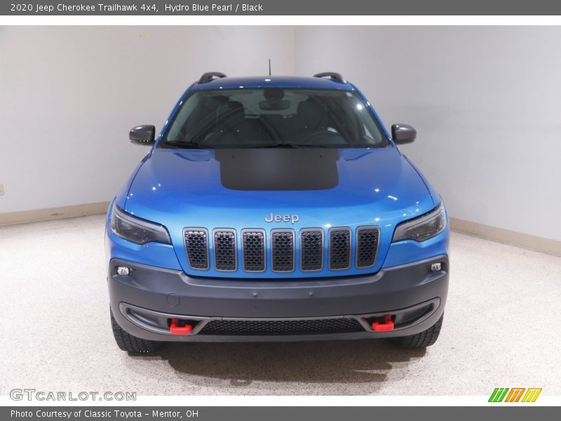 Hydro Blue Pearl / Black 2020 Jeep Cherokee Trailhawk 4x4