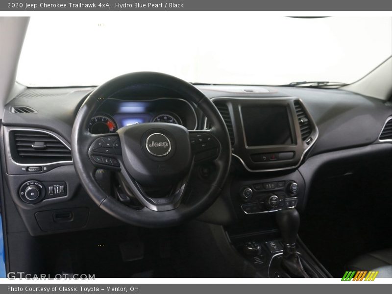 Hydro Blue Pearl / Black 2020 Jeep Cherokee Trailhawk 4x4