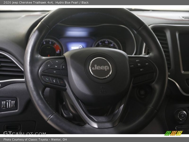 Hydro Blue Pearl / Black 2020 Jeep Cherokee Trailhawk 4x4