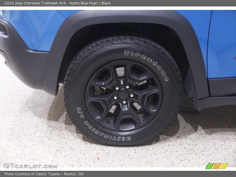 Hydro Blue Pearl / Black 2020 Jeep Cherokee Trailhawk 4x4