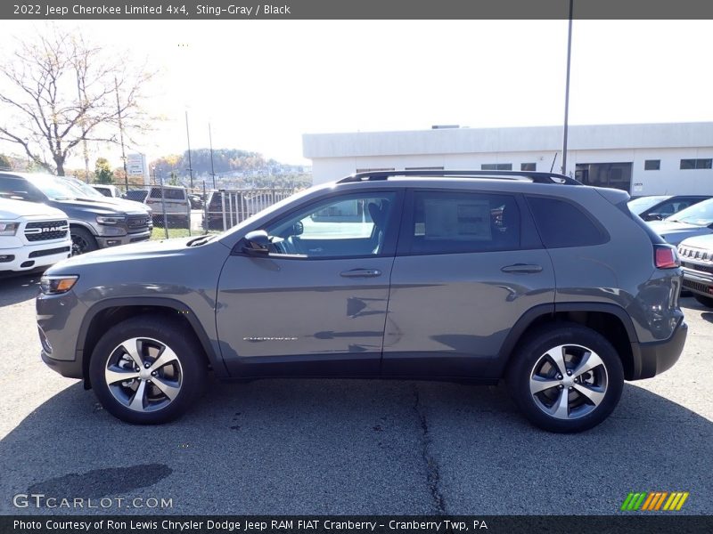 Sting-Gray / Black 2022 Jeep Cherokee Limited 4x4