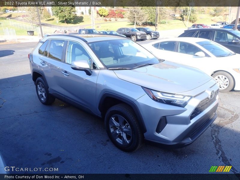 Silver Sky Metallic / Black 2022 Toyota RAV4 XLE AWD