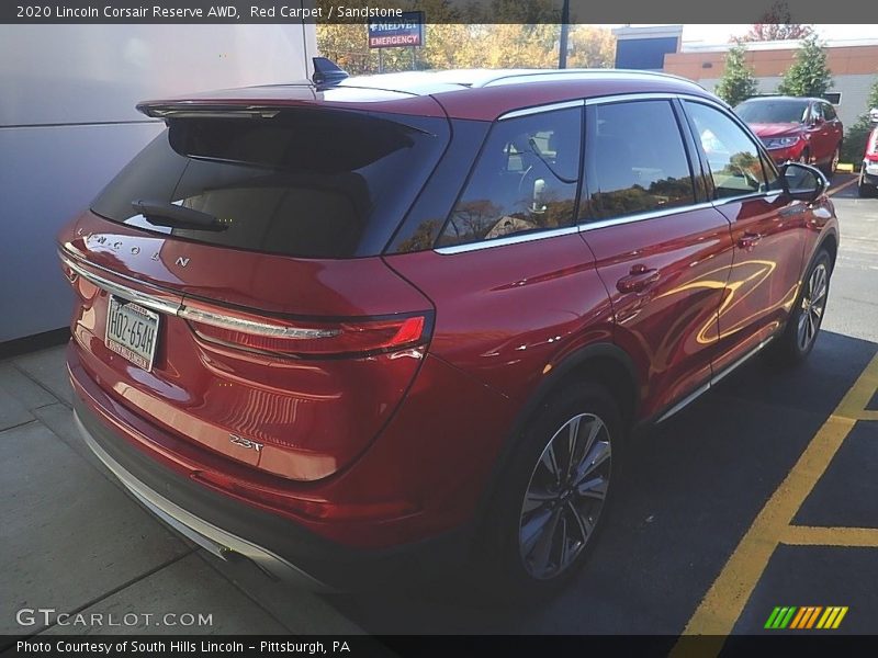 Red Carpet / Sandstone 2020 Lincoln Corsair Reserve AWD