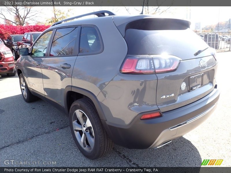 Sting-Gray / Black 2022 Jeep Cherokee Limited 4x4