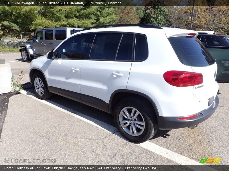 Pure White / Charcoal 2017 Volkswagen Tiguan Limited 2.0T 4Motion