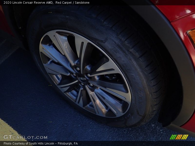 Red Carpet / Sandstone 2020 Lincoln Corsair Reserve AWD