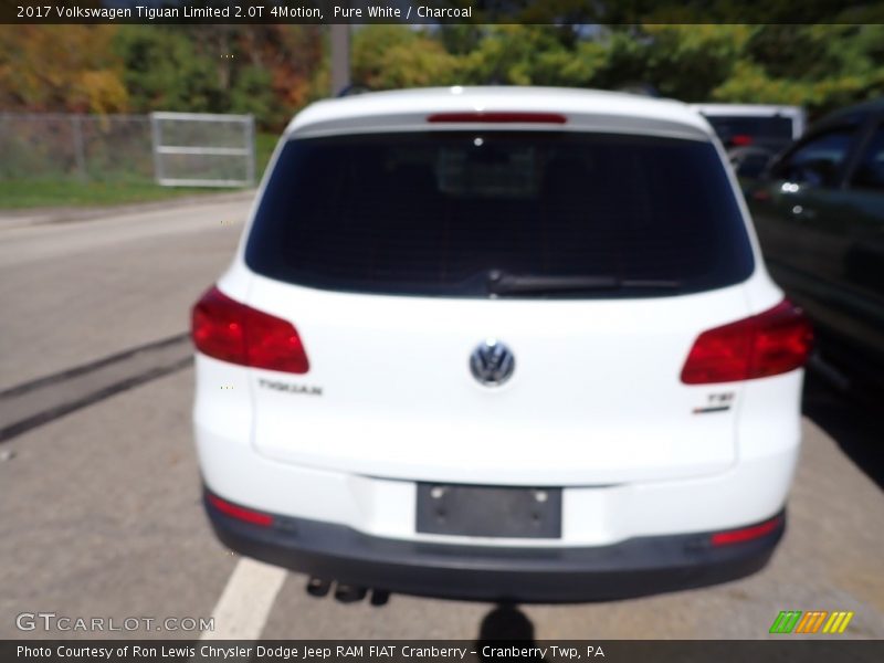 Pure White / Charcoal 2017 Volkswagen Tiguan Limited 2.0T 4Motion