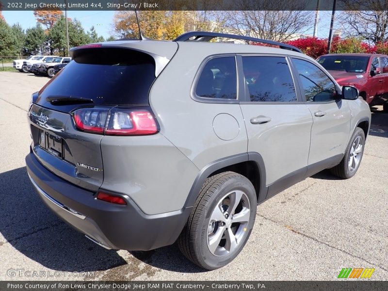 Sting-Gray / Black 2022 Jeep Cherokee Limited 4x4