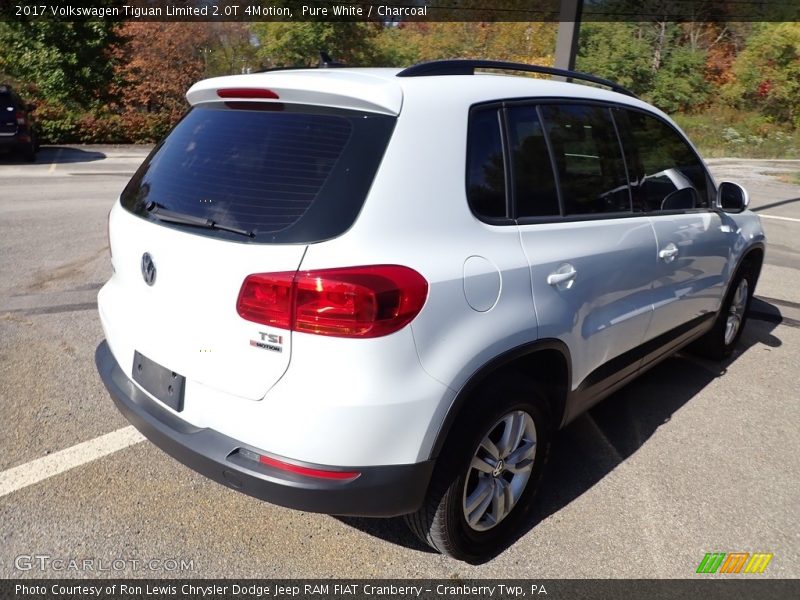 Pure White / Charcoal 2017 Volkswagen Tiguan Limited 2.0T 4Motion