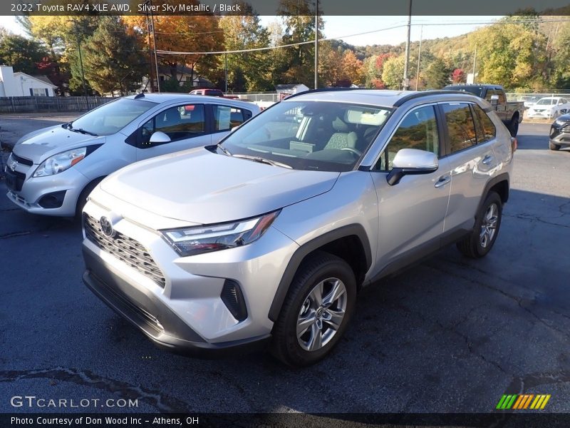 Silver Sky Metallic / Black 2022 Toyota RAV4 XLE AWD