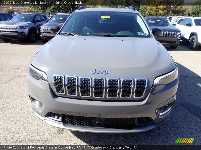 Sting-Gray / Black 2022 Jeep Cherokee Limited 4x4