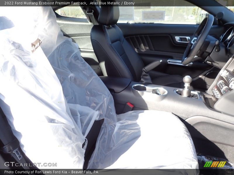 Atlas Blue Metallic / Ebony 2022 Ford Mustang Ecoboost Premium Fastback