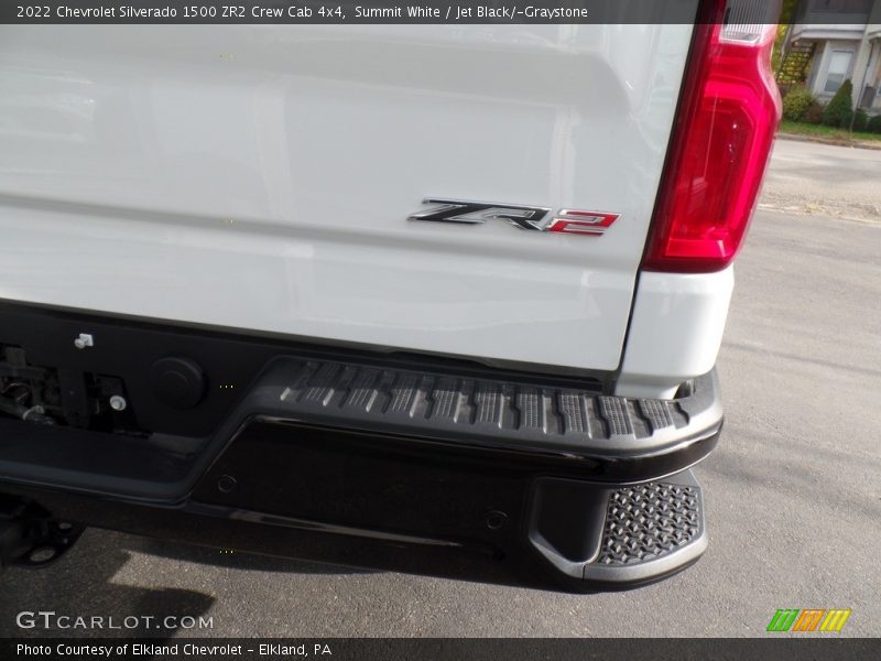 Summit White / Jet Black/­Graystone 2022 Chevrolet Silverado 1500 ZR2 Crew Cab 4x4