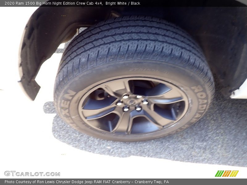 Bright White / Black 2020 Ram 1500 Big Horn Night Edition Crew Cab 4x4