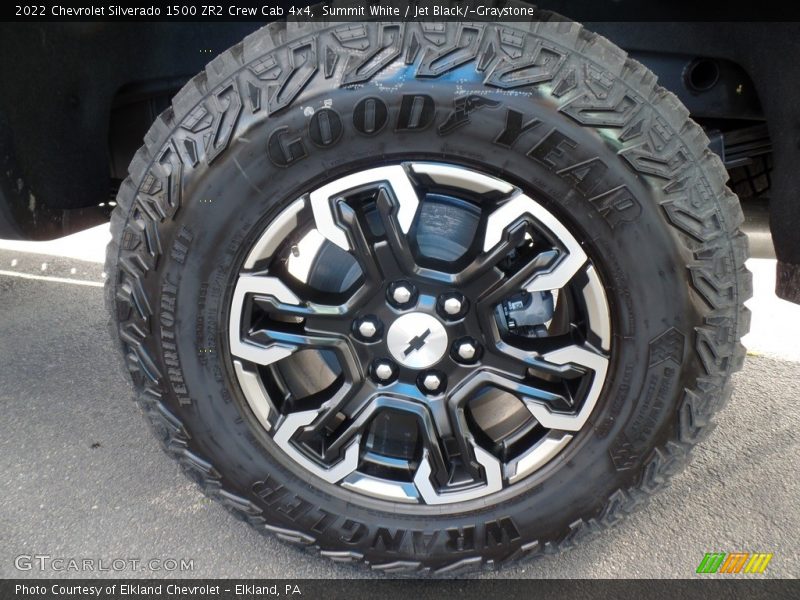 Summit White / Jet Black/­Graystone 2022 Chevrolet Silverado 1500 ZR2 Crew Cab 4x4