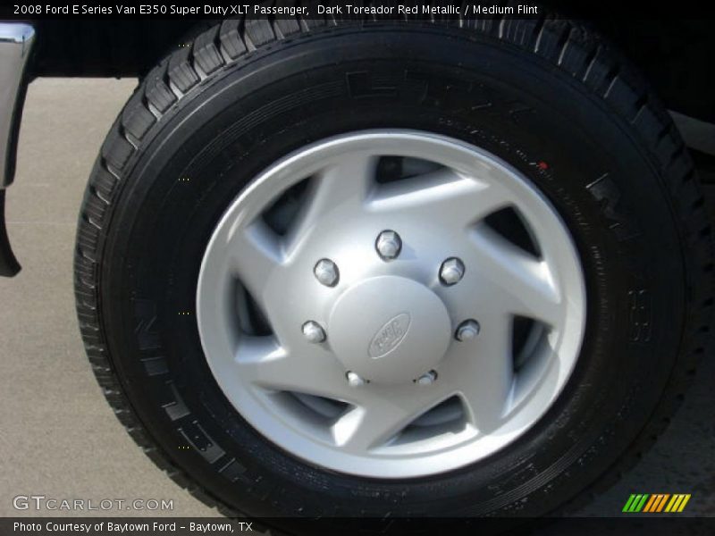 Dark Toreador Red Metallic / Medium Flint 2008 Ford E Series Van E350 Super Duty XLT Passenger