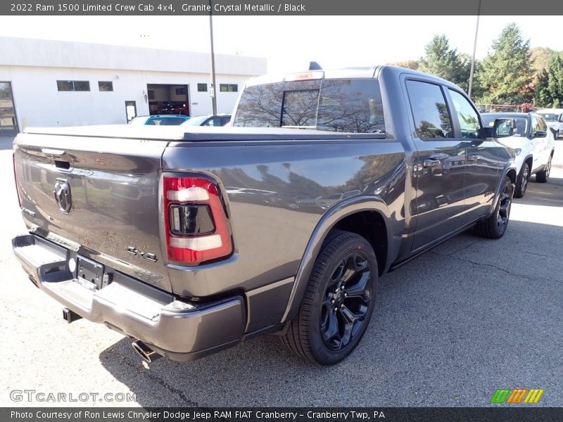 Granite Crystal Metallic / Black 2022 Ram 1500 Limited Crew Cab 4x4