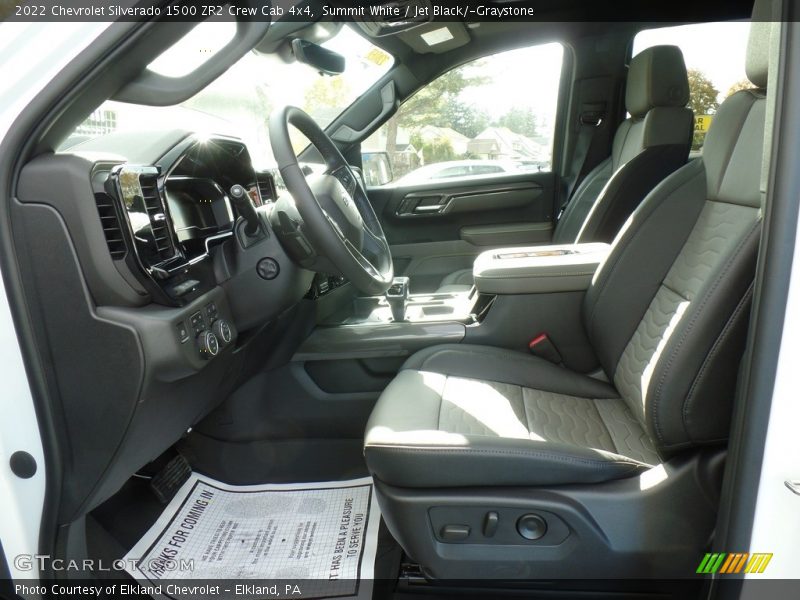 Summit White / Jet Black/­Graystone 2022 Chevrolet Silverado 1500 ZR2 Crew Cab 4x4