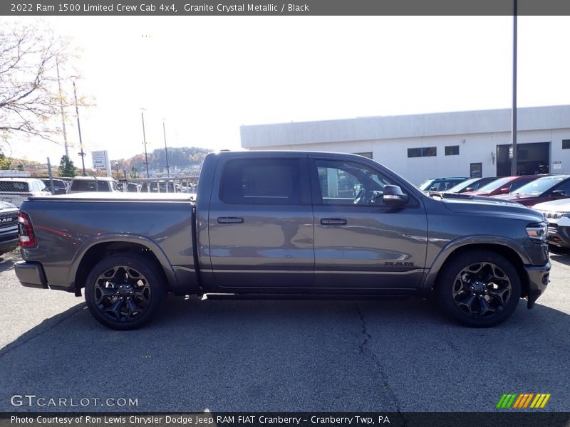 Granite Crystal Metallic / Black 2022 Ram 1500 Limited Crew Cab 4x4
