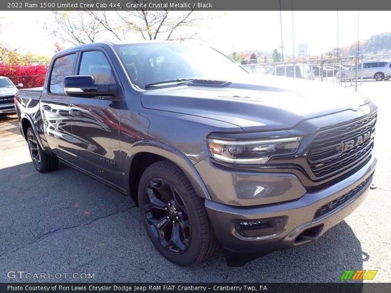 Granite Crystal Metallic / Black 2022 Ram 1500 Limited Crew Cab 4x4