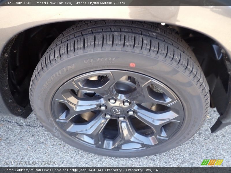 Granite Crystal Metallic / Black 2022 Ram 1500 Limited Crew Cab 4x4