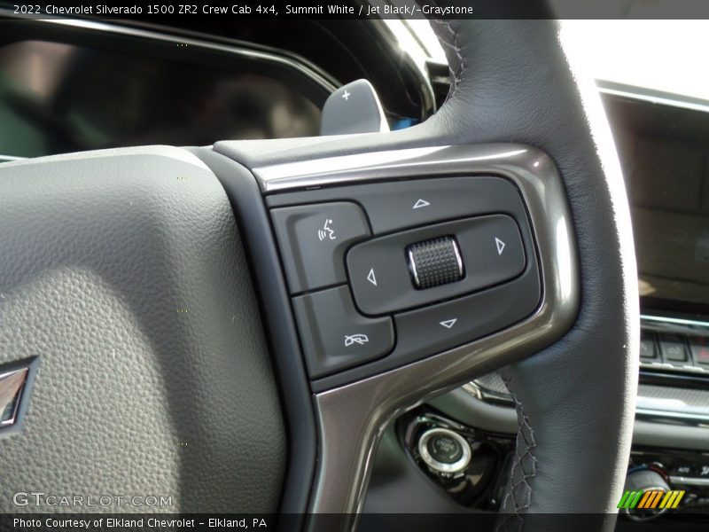 Summit White / Jet Black/­Graystone 2022 Chevrolet Silverado 1500 ZR2 Crew Cab 4x4