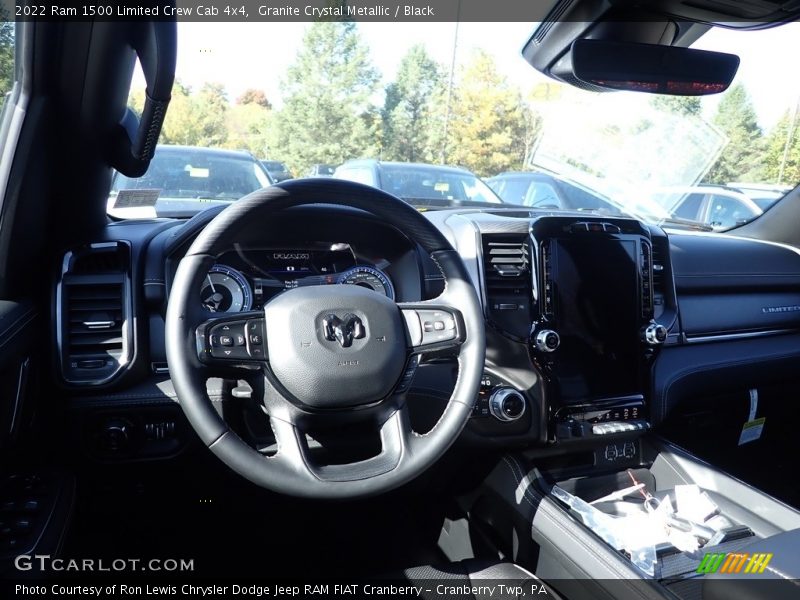 Granite Crystal Metallic / Black 2022 Ram 1500 Limited Crew Cab 4x4