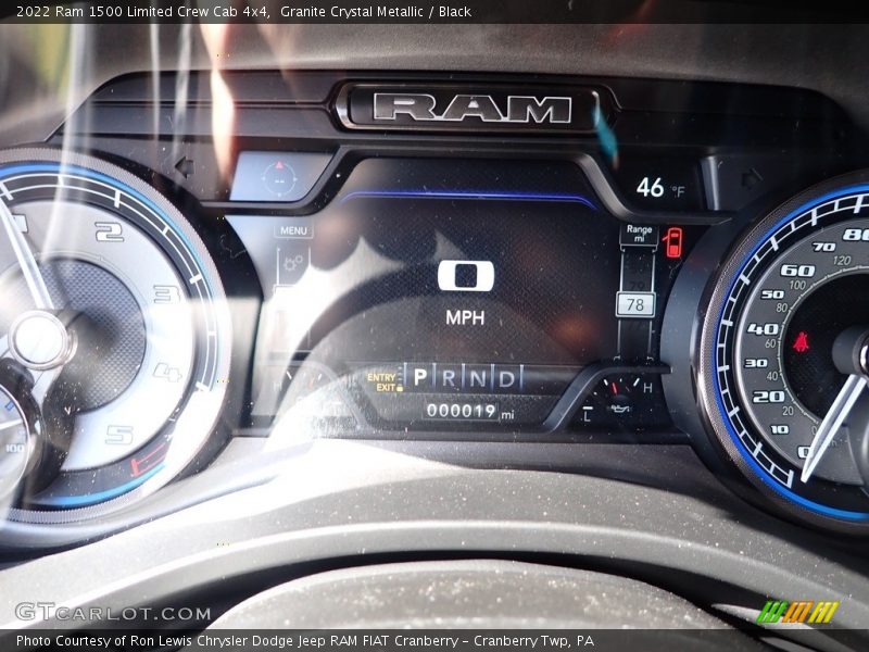 Granite Crystal Metallic / Black 2022 Ram 1500 Limited Crew Cab 4x4