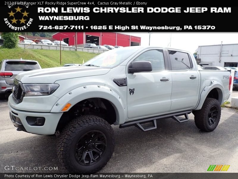Cactus Gray Metallic / Ebony 2021 Ford Ranger XLT Rocky Ridge SuperCrew 4x4