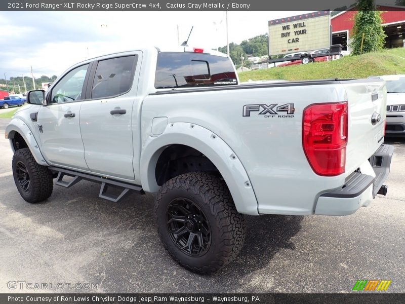 Cactus Gray Metallic / Ebony 2021 Ford Ranger XLT Rocky Ridge SuperCrew 4x4