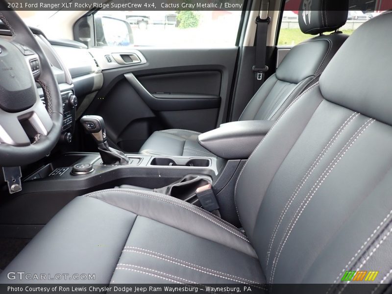 Front Seat of 2021 Ranger XLT Rocky Ridge SuperCrew 4x4