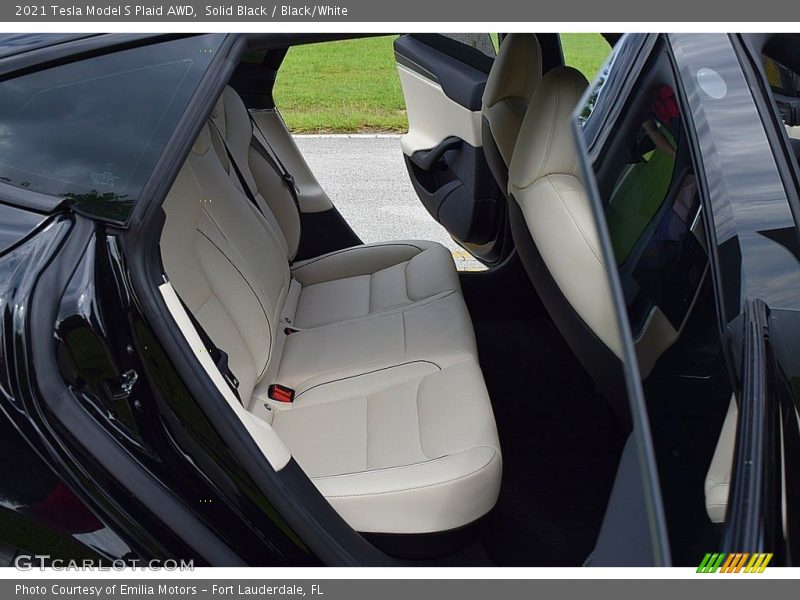 Rear Seat of 2021 Model S Plaid AWD