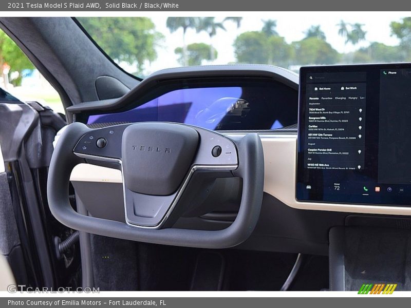  2021 Model S Plaid AWD Steering Wheel