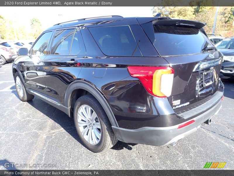 Agate Black Metallic / Ebony 2020 Ford Explorer Limited 4WD