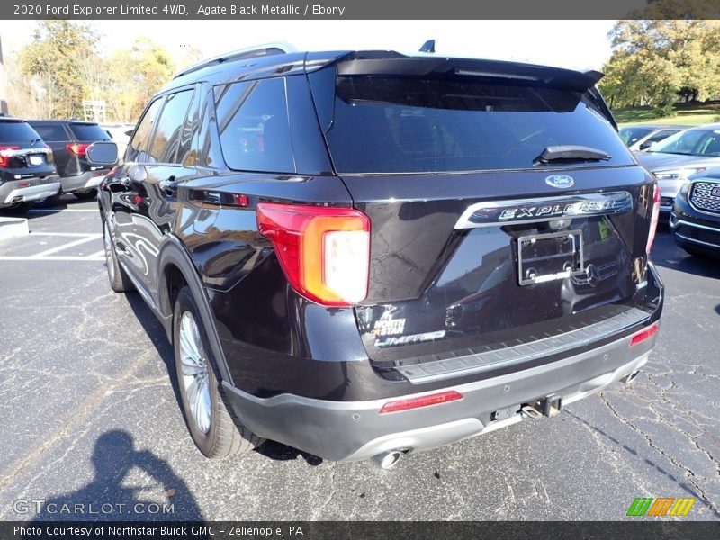 Agate Black Metallic / Ebony 2020 Ford Explorer Limited 4WD