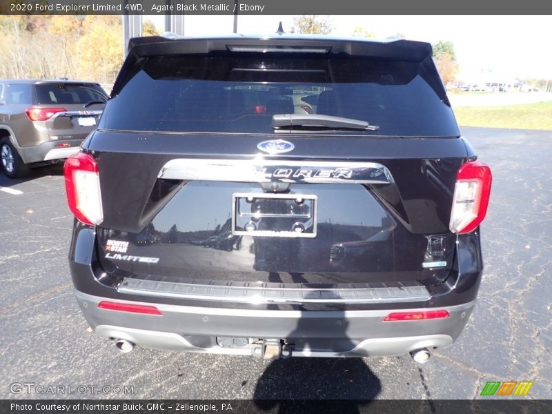 Agate Black Metallic / Ebony 2020 Ford Explorer Limited 4WD