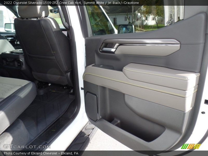 Summit White / Jet Black/­Graystone 2022 Chevrolet Silverado 1500 ZR2 Crew Cab 4x4