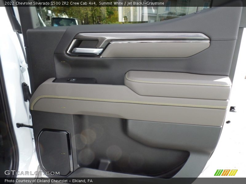 Summit White / Jet Black/­Graystone 2022 Chevrolet Silverado 1500 ZR2 Crew Cab 4x4