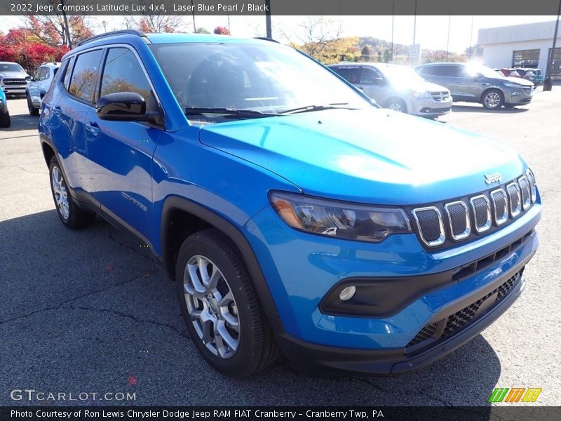 Laser Blue Pearl / Black 2022 Jeep Compass Latitude Lux 4x4