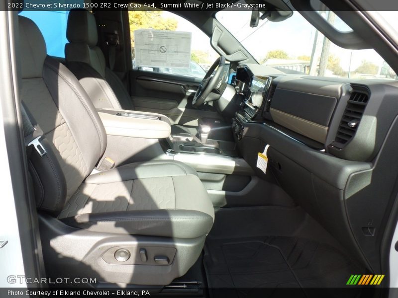 Summit White / Jet Black/­Graystone 2022 Chevrolet Silverado 1500 ZR2 Crew Cab 4x4