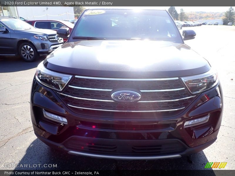Agate Black Metallic / Ebony 2020 Ford Explorer Limited 4WD