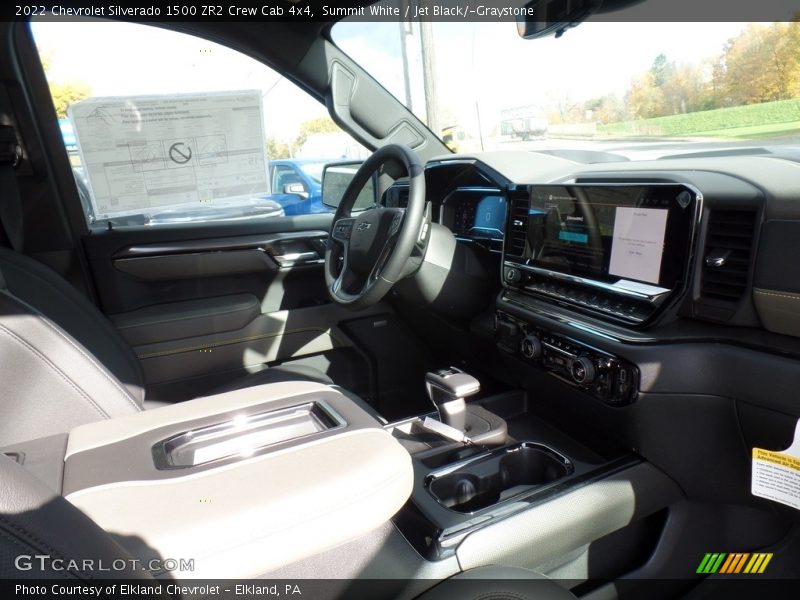 Summit White / Jet Black/­Graystone 2022 Chevrolet Silverado 1500 ZR2 Crew Cab 4x4